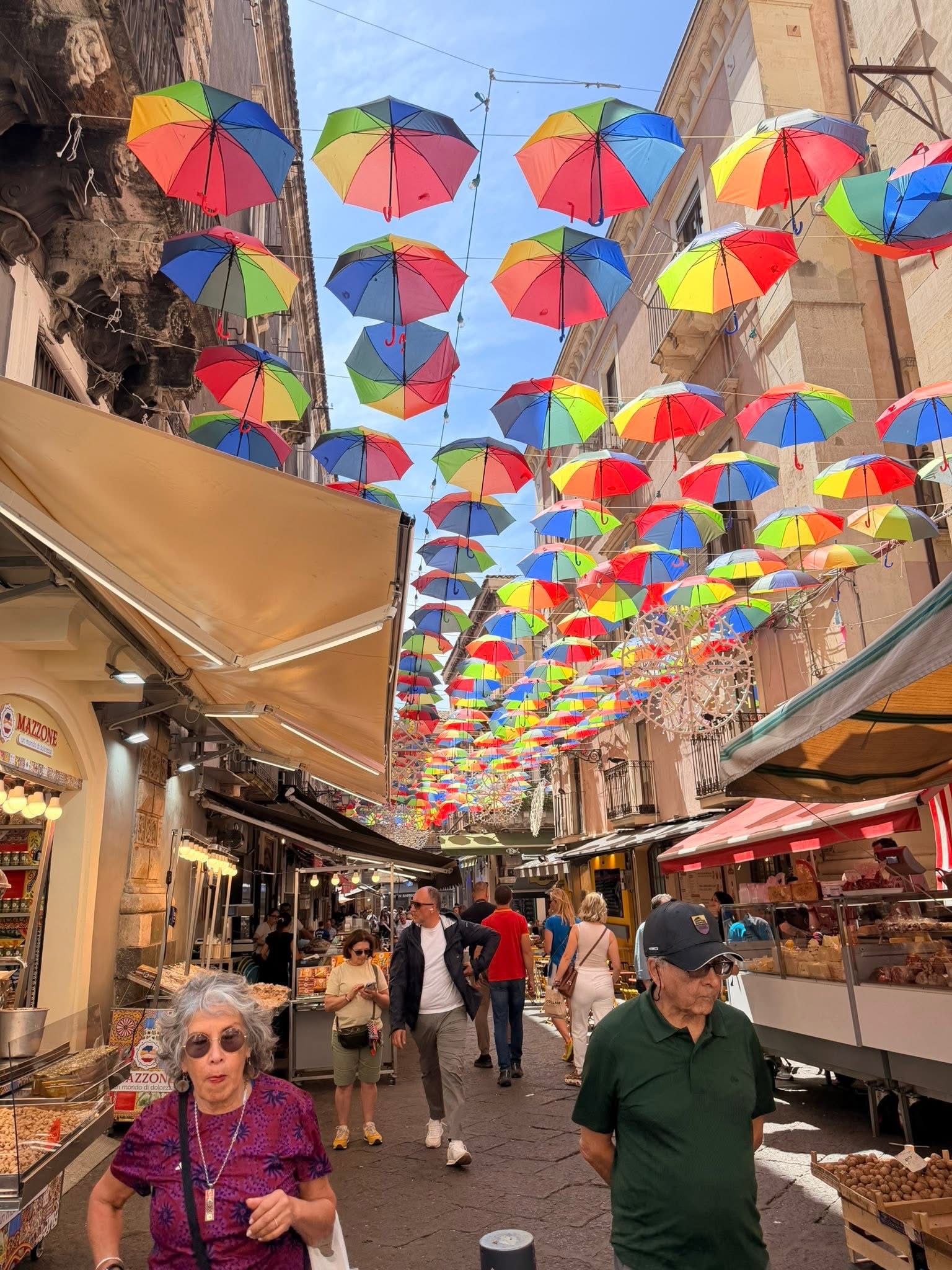 Sicily umbrella street